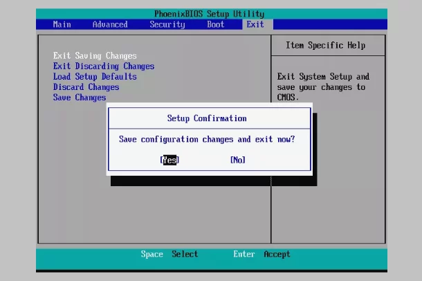 ضبط الاقلاع من اعدادات البيوس BIOS BOOT 6