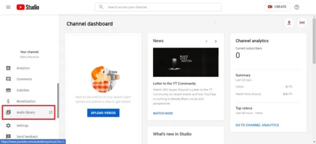 طريقة استخدام الصوت في فيديوهات اليوتيوب بدون حقوق نشر 2020 1 طريقة استخدام الصوت في فيديوهات اليوتيوب بدون حقوق نشر 2020