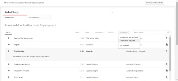 طريقة استخدام الصوت في فيديوهات اليوتيوب بدون حقوق نشر 2020 3 طريقة استخدام الصوت في فيديوهات اليوتيوب بدون حقوق نشر 2020 1