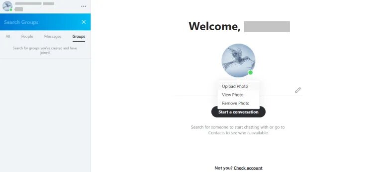 طريقة تغيير صورة سكايب على الكمبيوتر أو الهاتف والتحكم في خصوصية الصورة 1