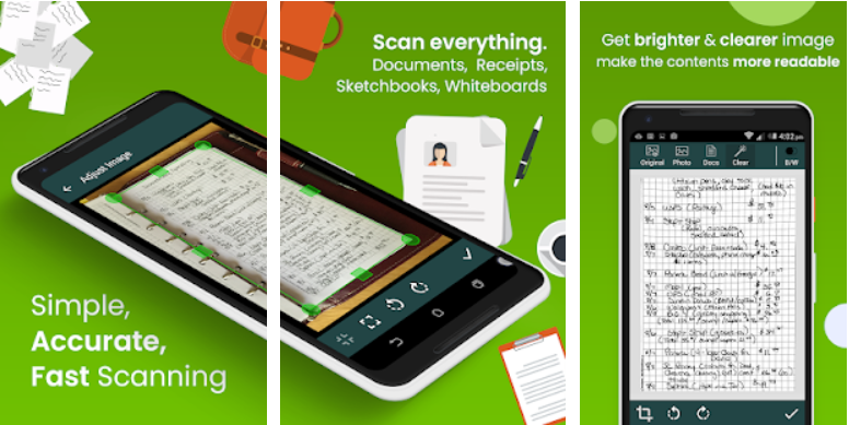 تطبيقات تصوير المستندات