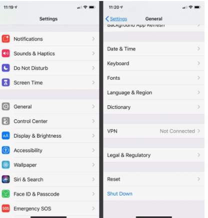 حل مشكلة نقطة الاتصال الشخصية hotspot في الايفون