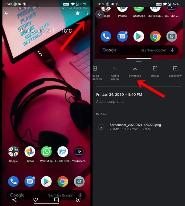 شرح تطبيق صور جوجل للنسخ الاحتياطي