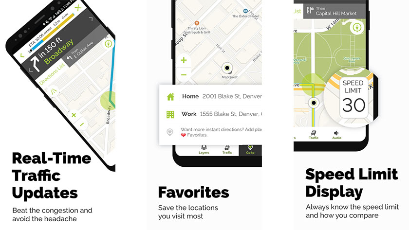 أفضل تطبيقات خرائط للأندرويد للتنقل بدقة وأمان 2021 4 تطبيق MapQuest