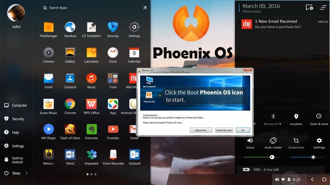 تحميل نظام Phoenix OS لتشغيل الأندرويد على الكمبيوتر بدون محاكي 15
