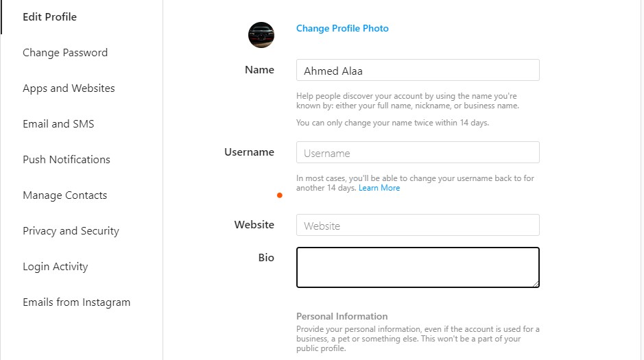 طريقة تغيير خط البايو في انستقرام إلى خطوط جميلة ومميزة