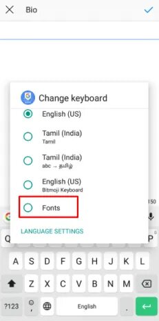 طريقة تغيير خط البايو في انستقرام إلى خطوط جميلة ومميزة 1