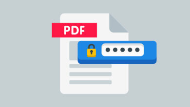 كيفية حماية ملفات Pdf بكلمات مرور 1 حماية ملفات Pdf بكلمات مرور