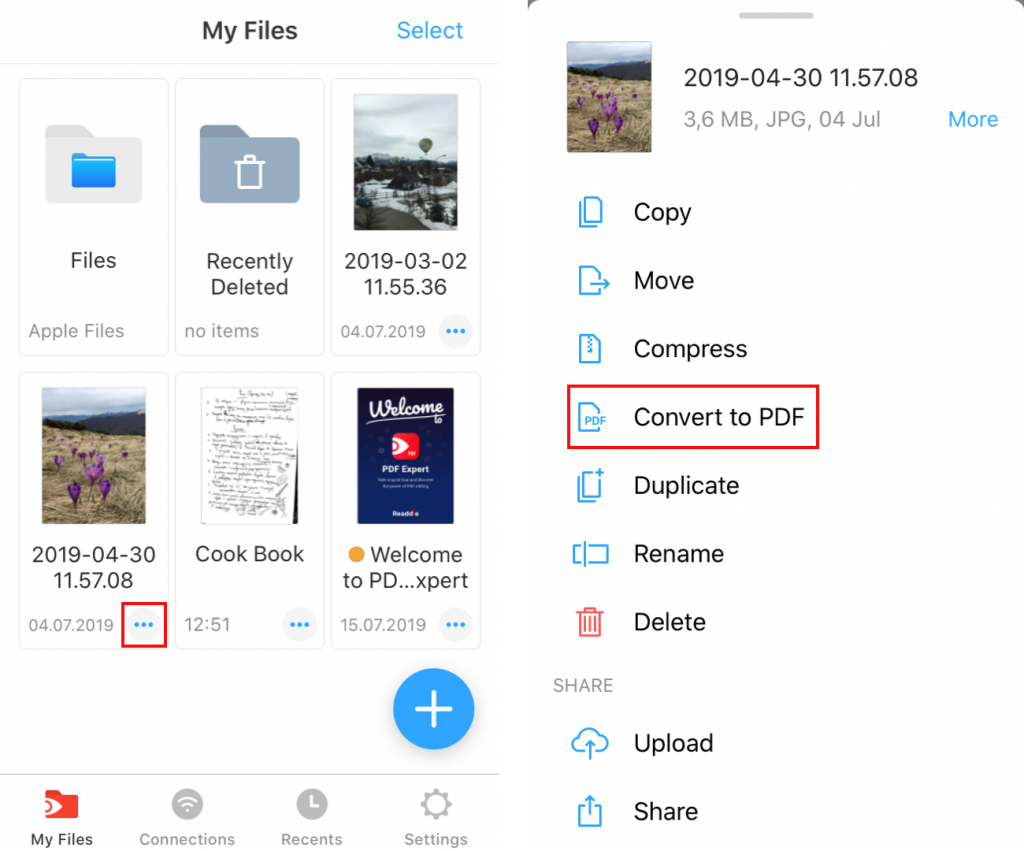 كيفية تحويل صورة إلى ملف PDF على أيفون 6