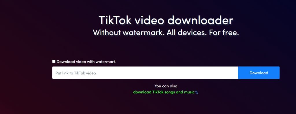 تحميل فيديو من tiktok بدون علامة مائية 2022